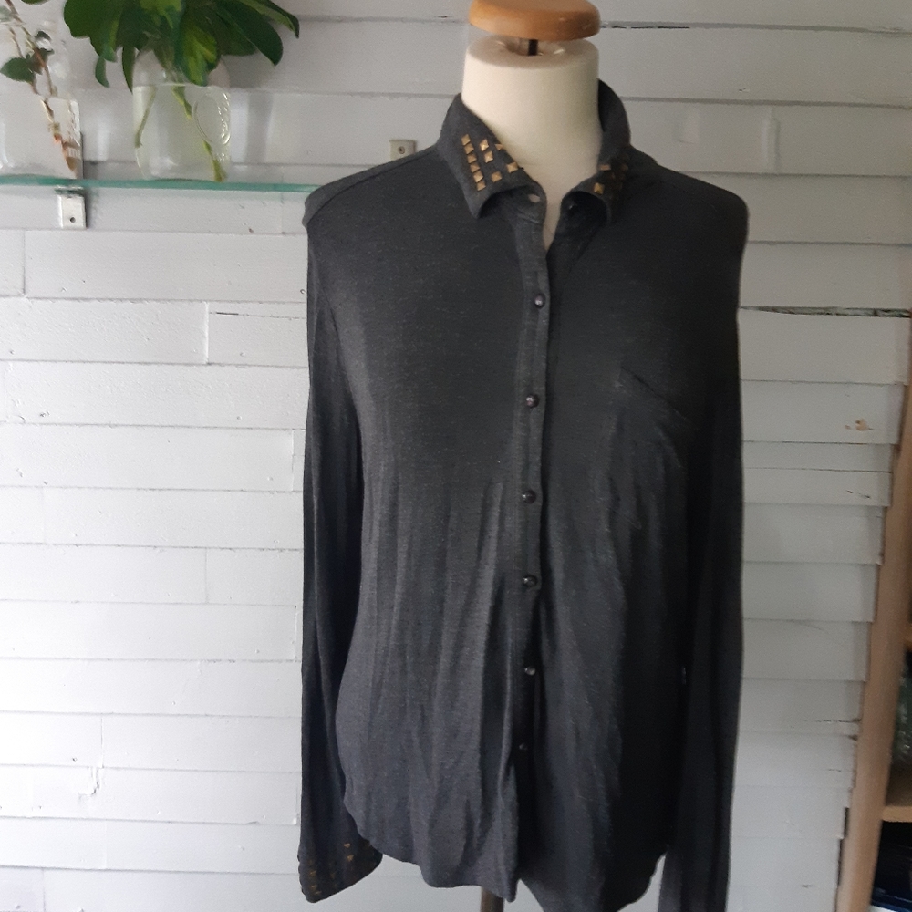 French Laundry Women's Buttons Dowm shirt size LP
